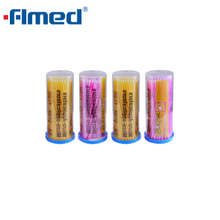 Dental Micro-Applicators Fine 4x100 (200 Each Yellow/Pink)