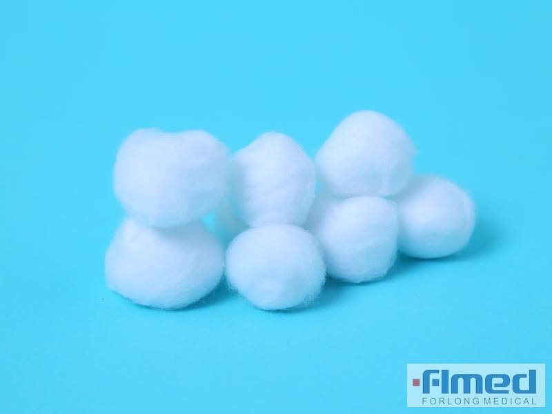 absorbent disposable organic cotton balls from China manufacturer