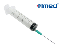 Disposable Medical Syringe 20ml Syringe With 21G Hypodermic Needle Eccentric 1, 1/2" inch