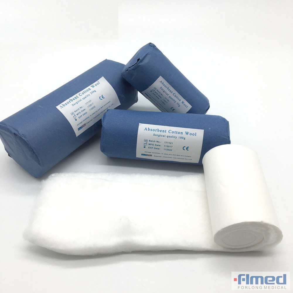 Medical Cotton Wool Roll Non-Sterile 500g BP From China Manufacturer ...